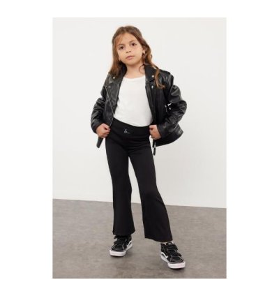 Trendyol Legging Basique Fille Noir En Maille