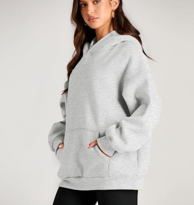 تريندي كوين هوديز صوفية كبيرة الحجم للنساء للخريف 2025 بلوفر سويتر ملابس شتوية