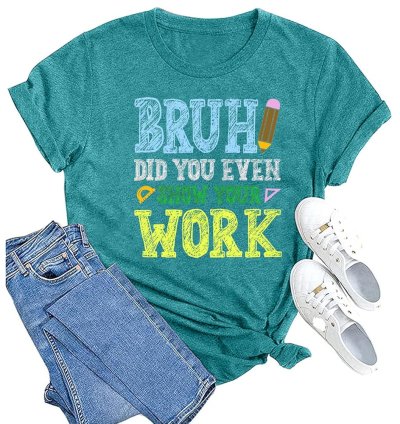 قميص مدرس الرياضيات للنساء تي شيرت