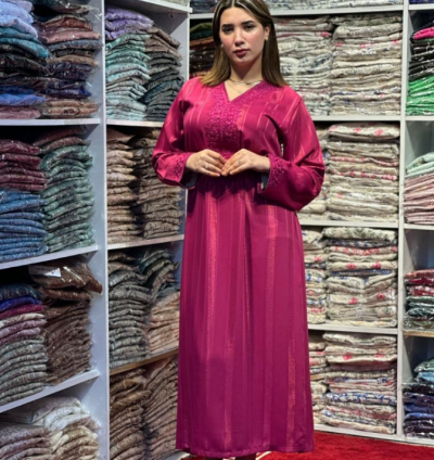 قفطان مغربي صيفي من توب جوهرة  بمختلف الالوان